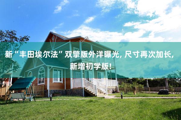新“丰田埃尔法”双擎版外洋曝光, 尺寸再次加长, 新增初学版!
